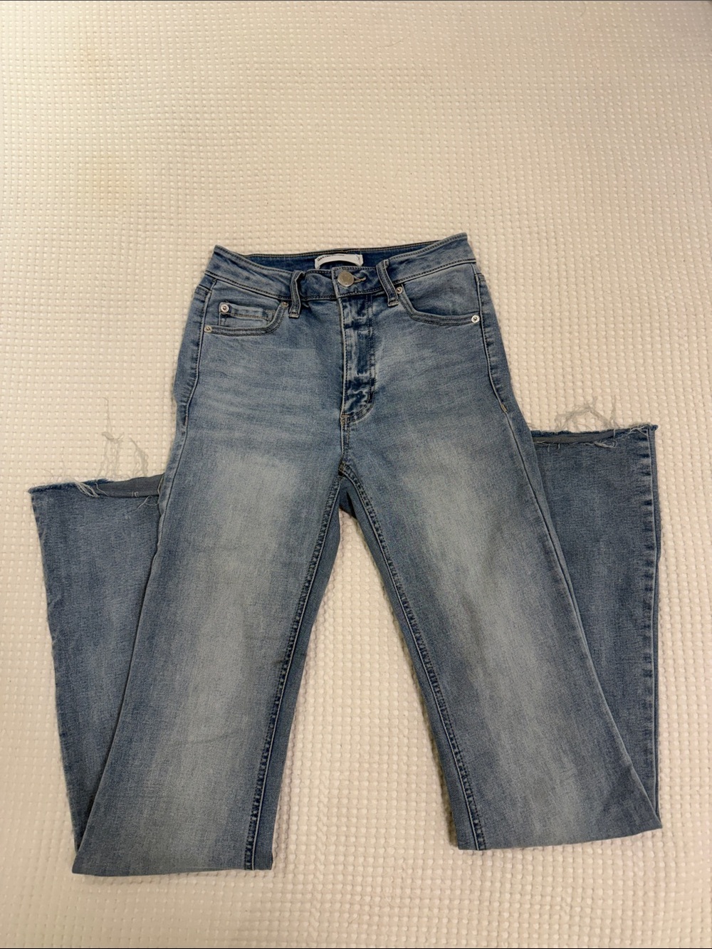 Garage Light Blue Flare Jeans